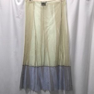 Vintage Rozae Nichols sheer skirt